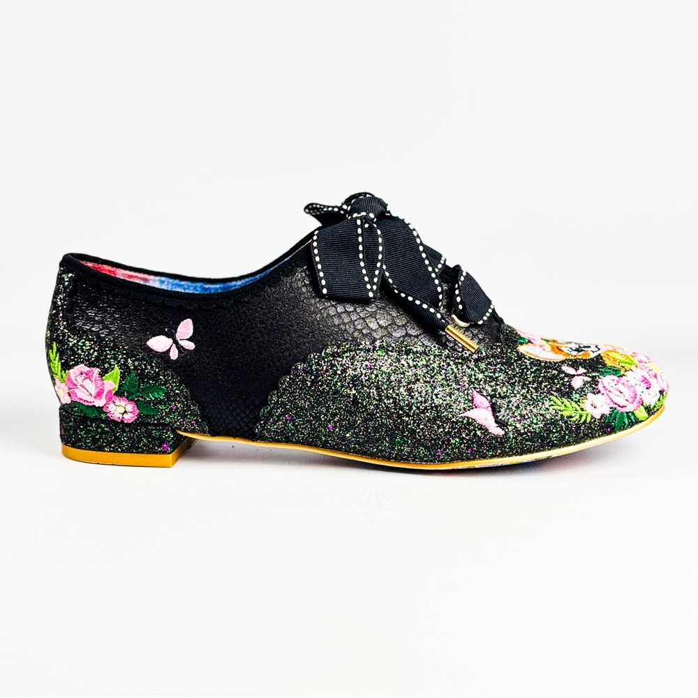 Irregular Choice Waggle Black Corgi Sneakers – Size 39 Size 8 - Picture 3 of 7